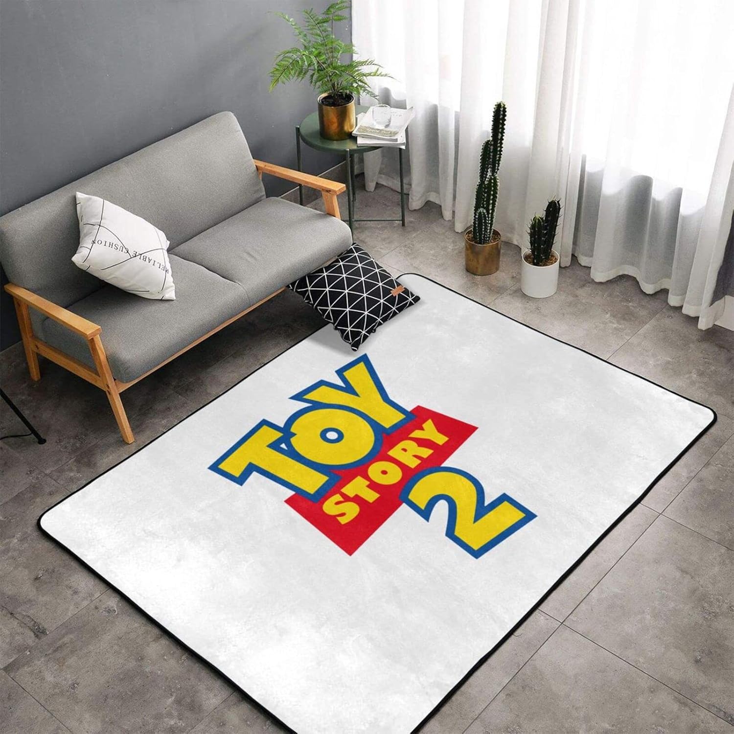 人気定番 トイストーリー ラグ 143x128 ラグ インテリア 住まい 小物 12 600 Somellos Com Br