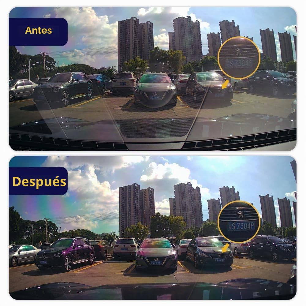 FITCAMX Lente de polarización Circular antideslumbrante del Filtro CPL (CPL-7708)
