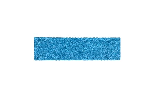 Miniatura 1 de Rubbermaid Commercial Products - Almohadilla plana adaptable de microfibra, azul, elimina virus y bacterias, lavable, para limpieza de alta