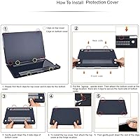 Vista 4 de Compatible con MacBook Air de 15 pulgadas 2025 2024 2023 M4 M3 M2 A3241 A3114 A2941, carcasa rígida de plástico protectora y cubierta de teclado