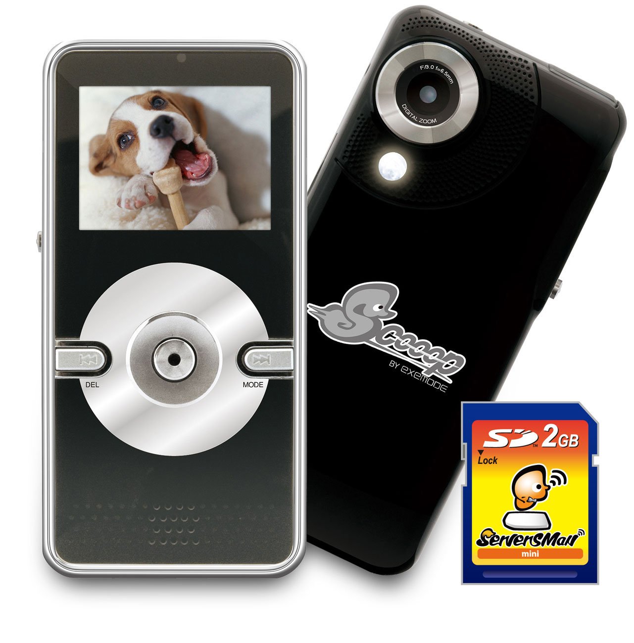 その他 ServersMan Scooop by EXEMODE Amazon | EXEMODE お手軽てのひらSDムービーカメラ ServersMan Scooop