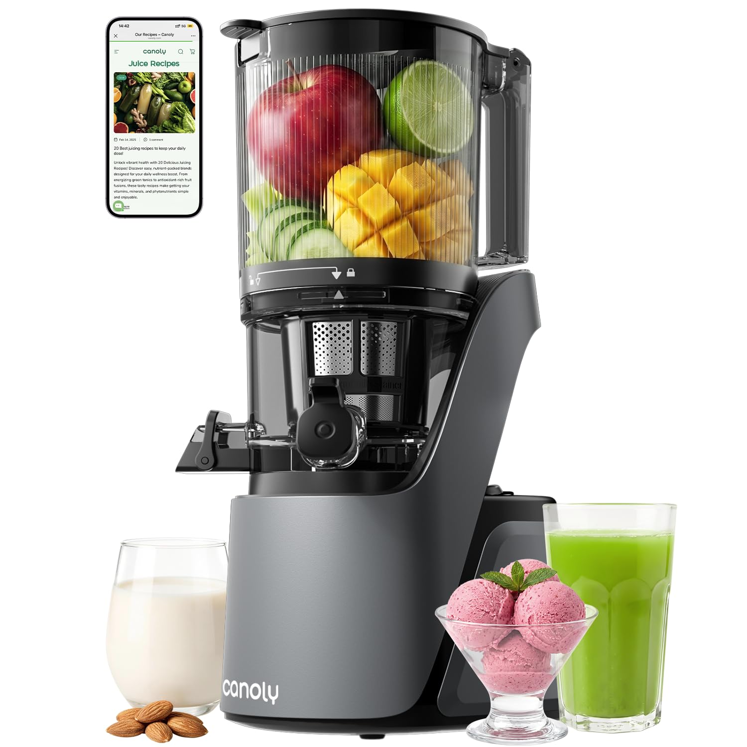 Photo 1 of Canoly C16 3-in-1 Cold Press Juicer