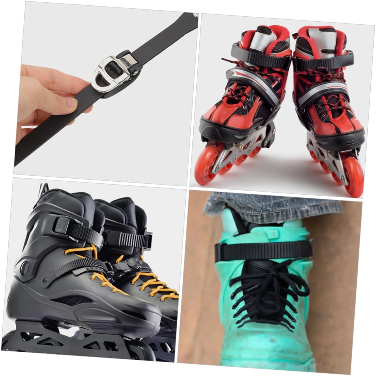 Hockey Shoe Buckle Skates er Skate Accessories Plastic Skate Buckle Strap er Skate Buckle Strap