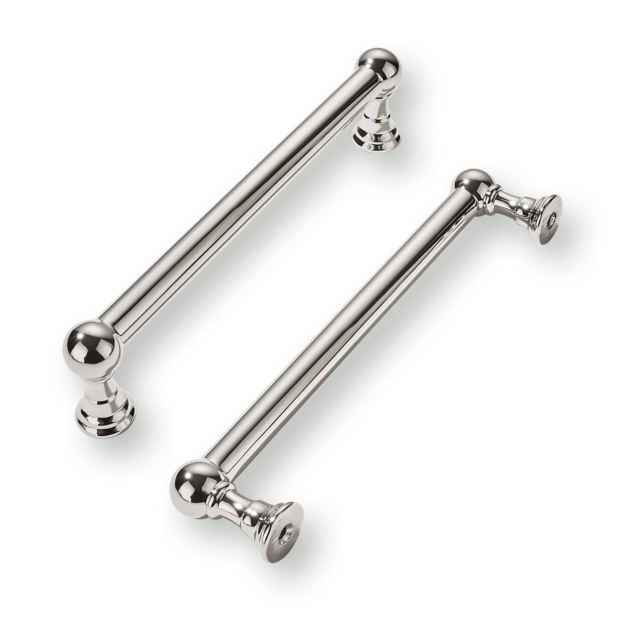 AMZ - 170309 Polished Nickel Cabinet Pulls CTC 1 - 1/2 in (38 mm)