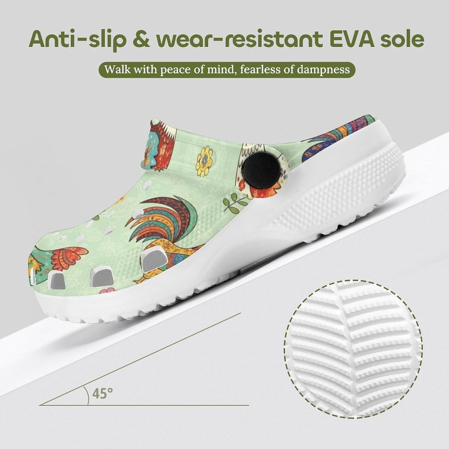 Kids Girls Boys Garden Clogs Shoes Slides Sandals Children Water Shower Beach Pool Slippers Indoor Outdoor