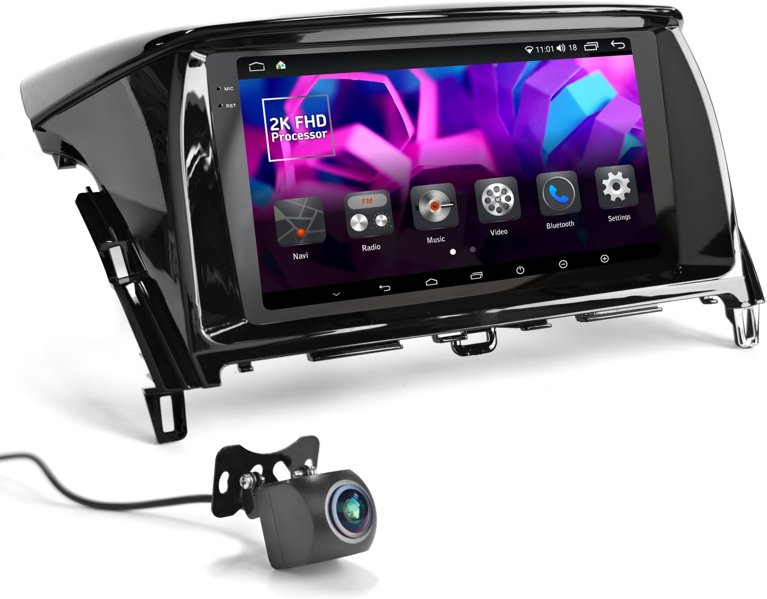 UGAR Compatible for Mitsubishi Eclipse Cross 2018-2019 9 Inch Android 13 DSP 8GB+128GB Car Radio DAB+ HD Full Touch Screen GPS Navigation