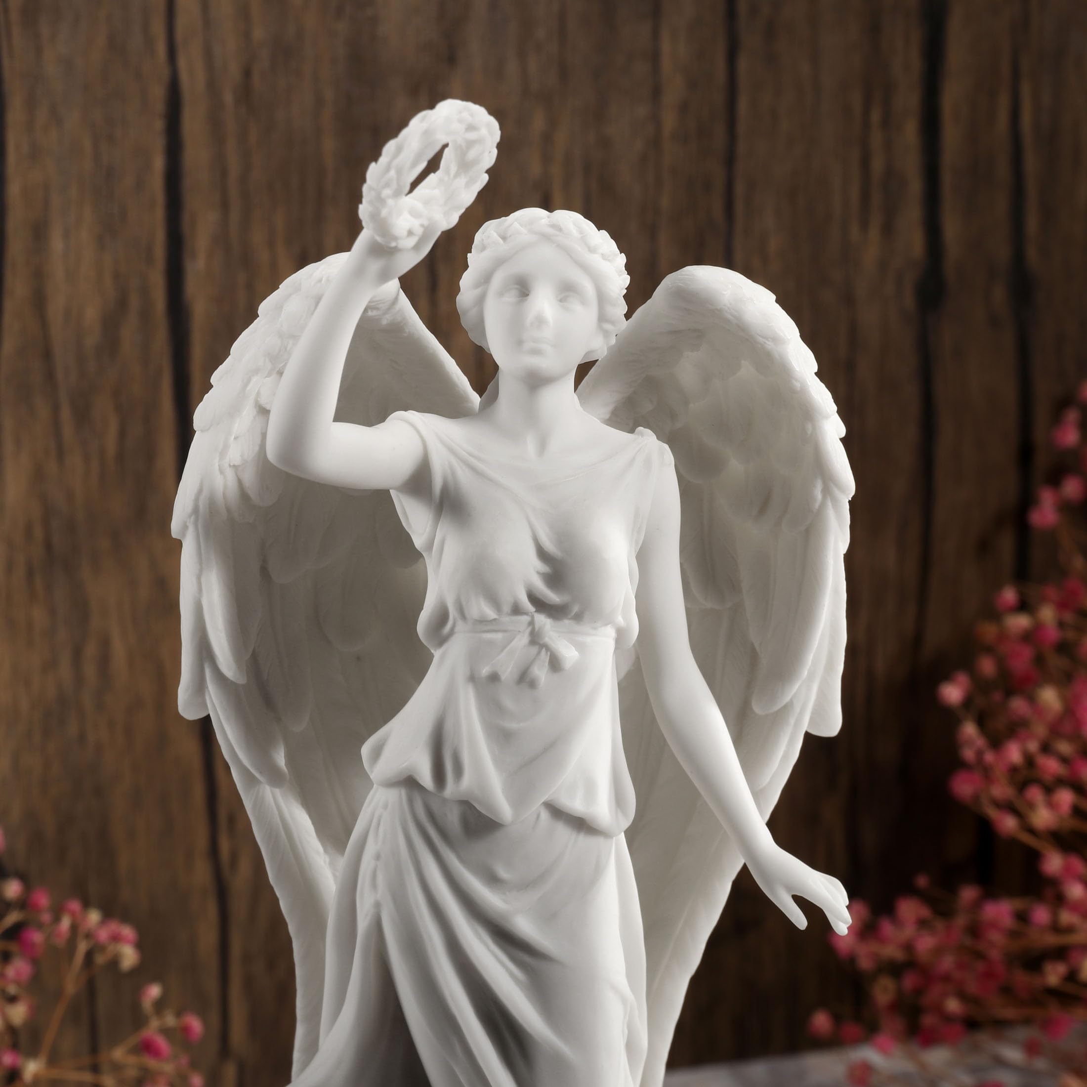 Veronese Design - Portagioie rotondo in resina bronzata fatta a mano, con scritta Hecate Goddess of Chthonic in ghisa fredda e bronzo
