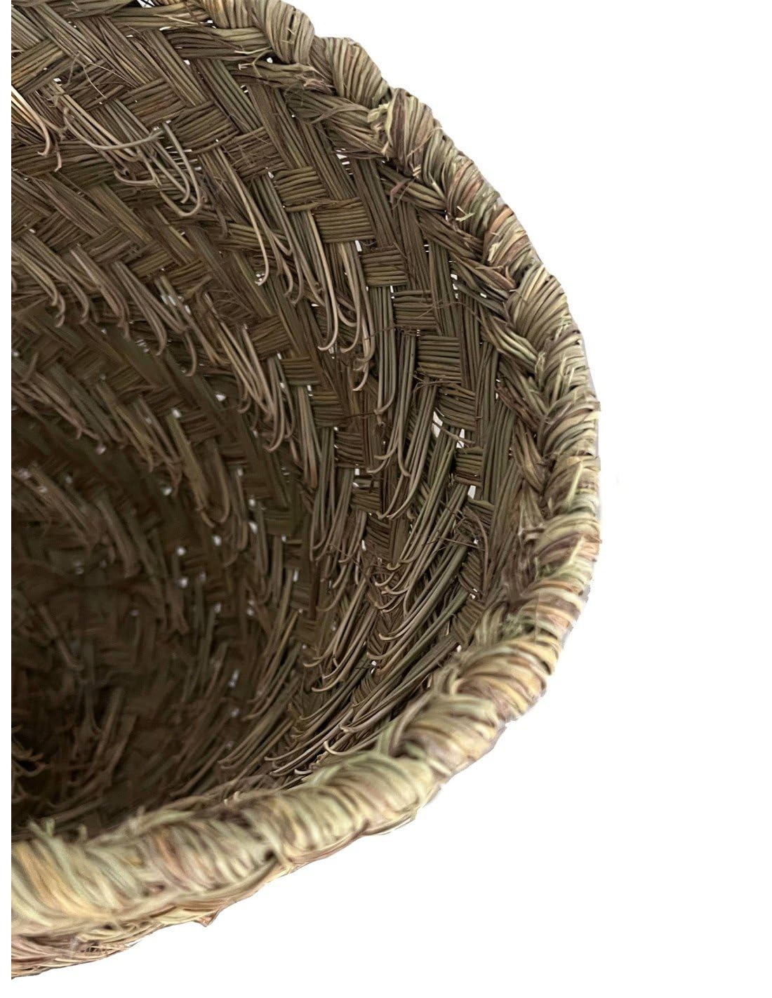 JARDIN202 - Capazo de Esparto con Asas Decorativo | Capazo Fibra Natural Sostenible | Cesto para Leña | 66 x 49 x 33 cm - — view 7