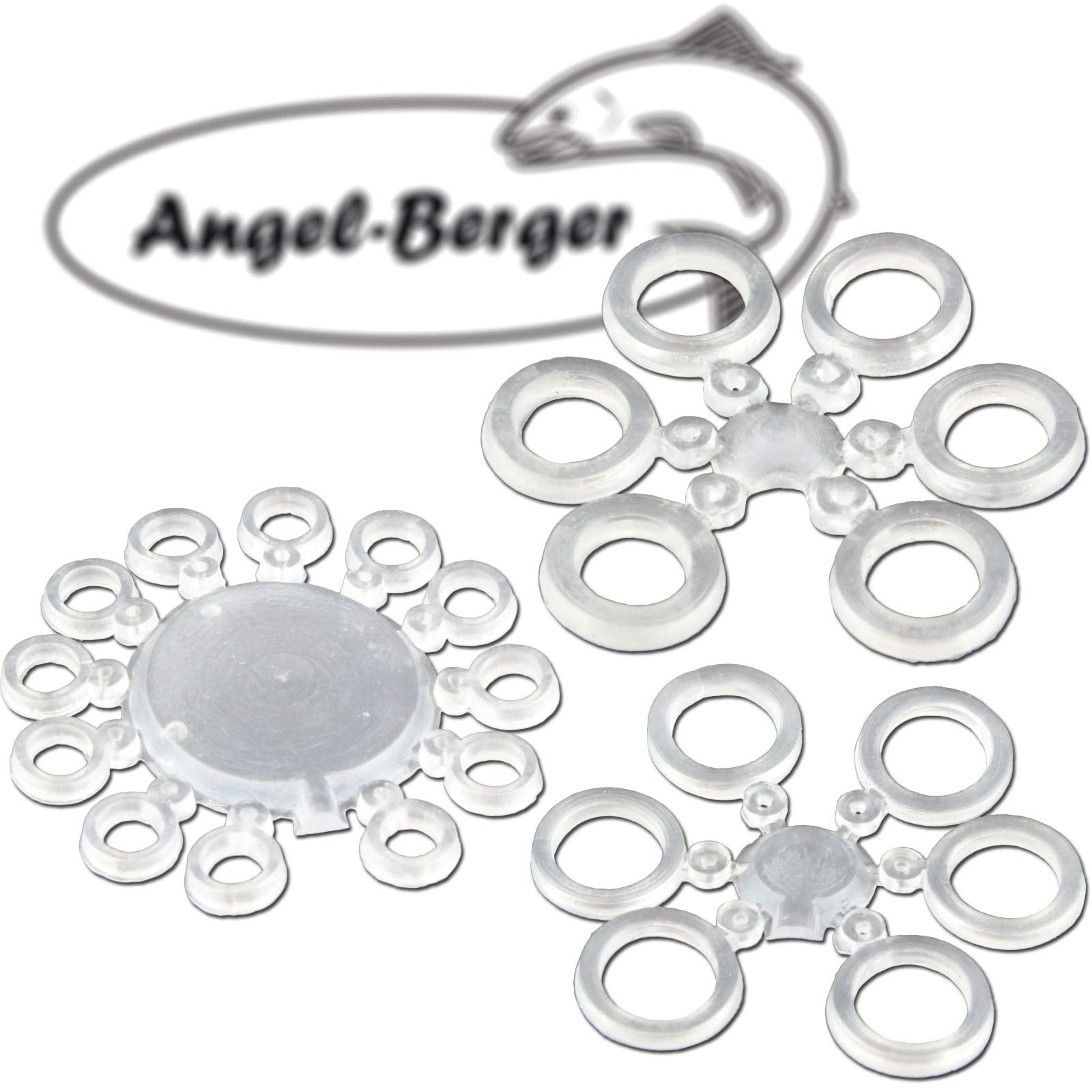 Angel-Berger Bait Band Pellet Band Köderhlater Ködergummi Feeder Angeln