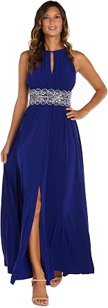 R&M Richards Womens Midnight Glow Gown
