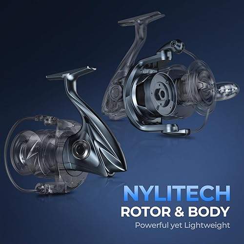 Miniatura 8 de KastKing ReKon - Combo de caña de pescar y carrete de agua salada, caña de pescar y carretes combo, grafito en blanco, anillos de circonio, marco y