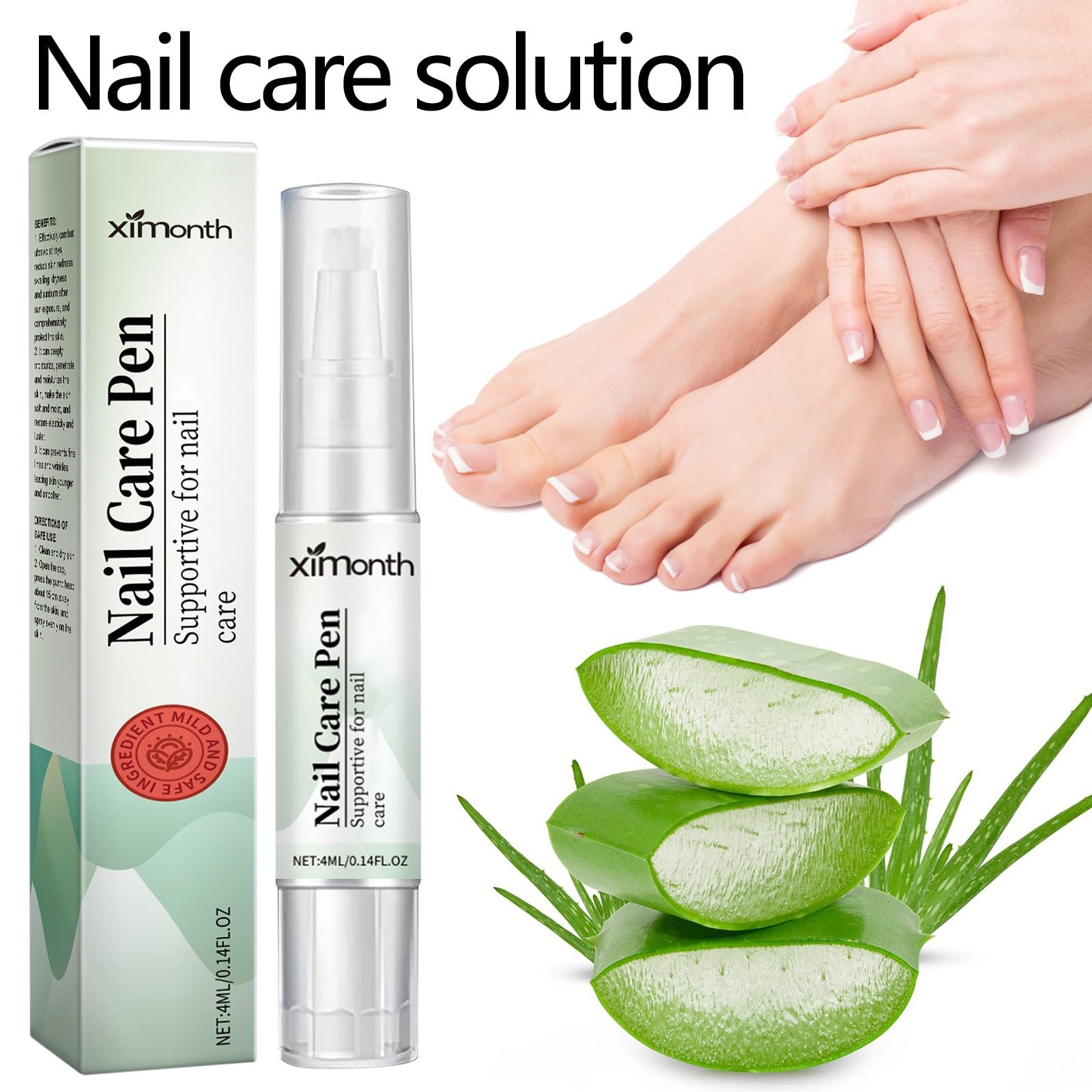 5 Stück Nail Care Pen - Das Original, Nagelpilz Stift, Nail Care Pen Kosmetische Pflege Bei Nagelpilzinfektion, Mit Teebaumöl, Vitamin E & Aloe Vera (5 Stück)