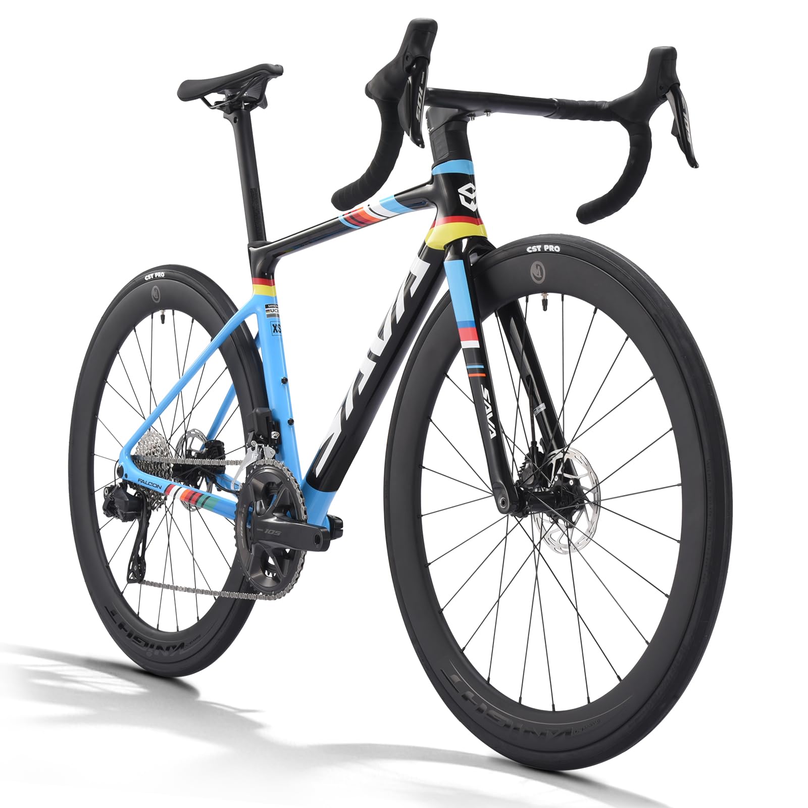 SAVADECK Carbon Road Bike Lightweight 24-Speed Shifting Road Bicycle with Shimano 105 Di2…