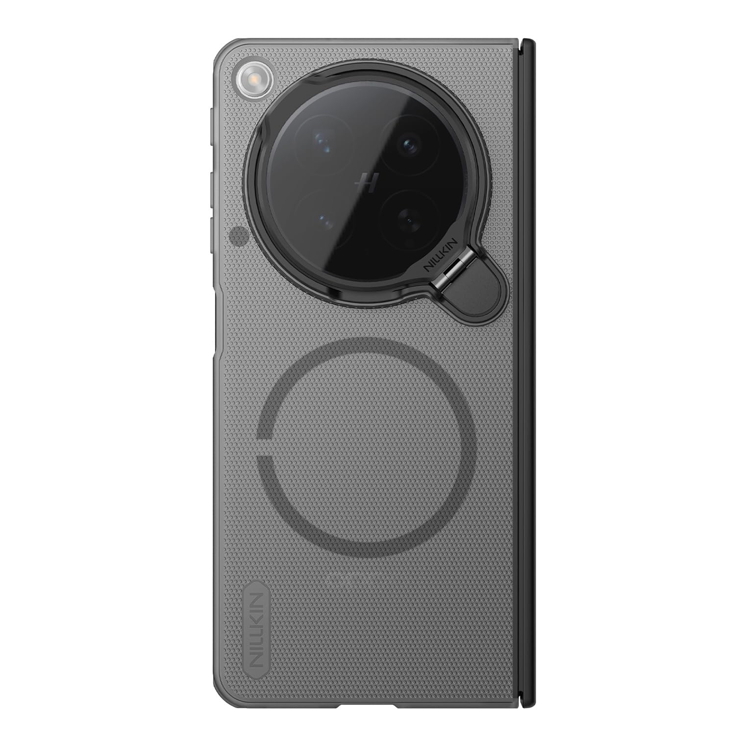 COQUE Custodia per Telefono Oppo Find N6 Custodia Magnetica per Oppo Find N6 Super Frosted Shield Pro-Trasparente Nero