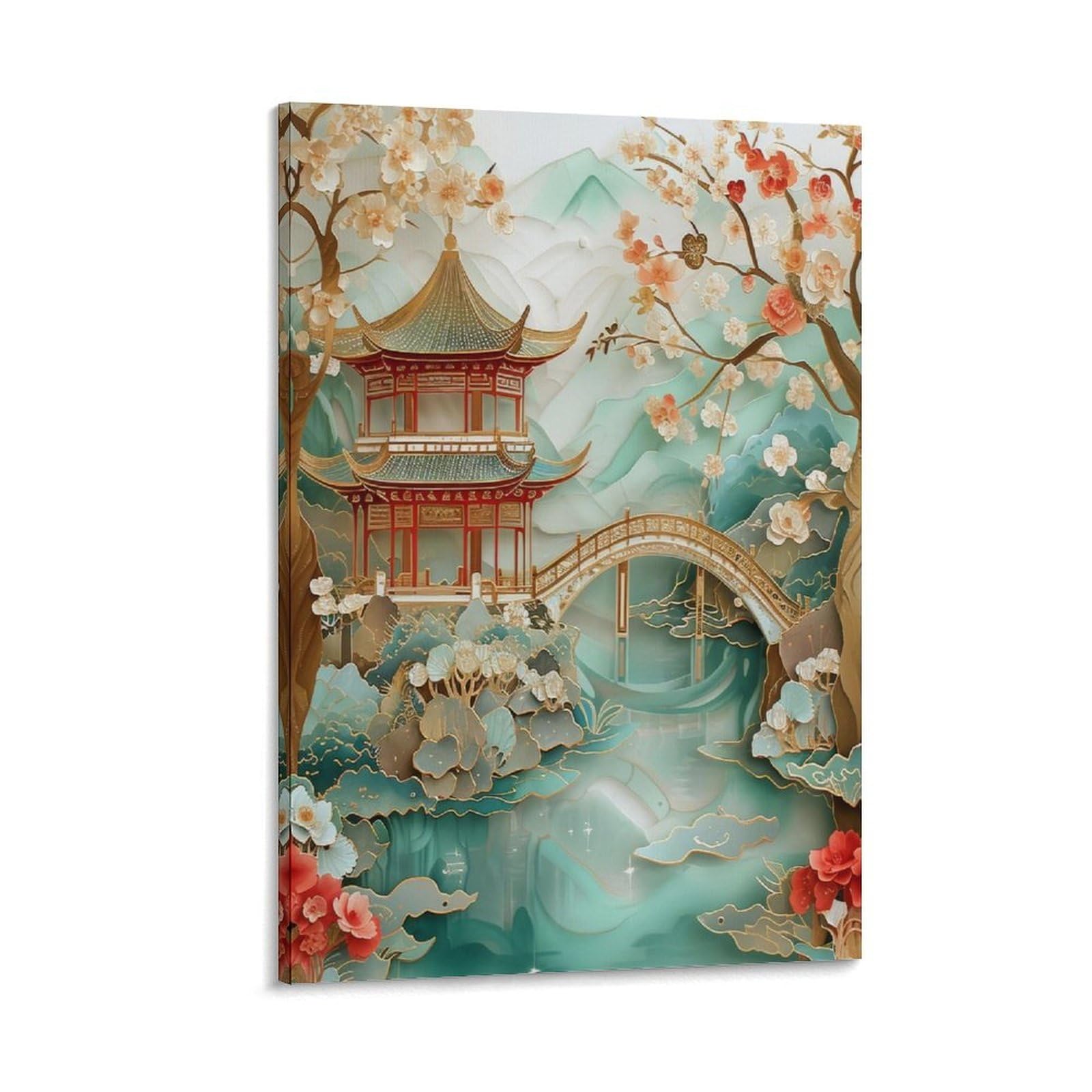 Asian Art Poster Chinese Oriental Art Poster Chinese Art South Asian Art Chinese Wall Art Oriental Decor Poster Oriental Wall Art Poster Asian Decor Poster 2 Canvas Poster Wall Art Decor Print Picture