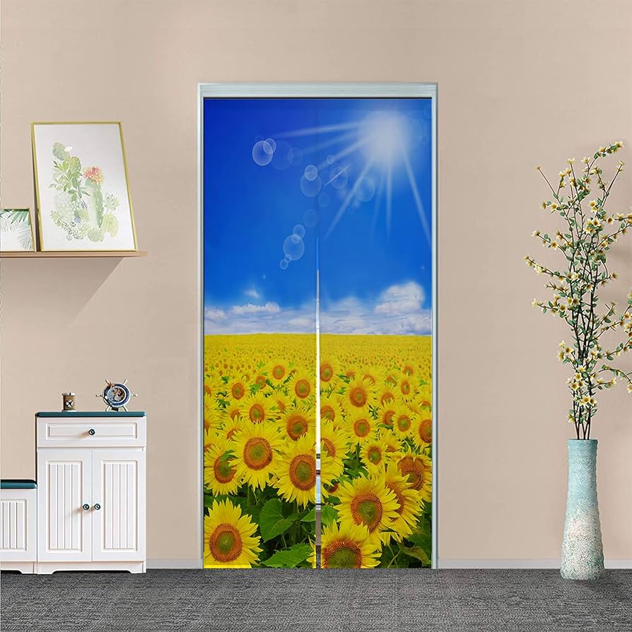 お値下げ！本麻暖簾　ひまわり 楽天市場】ひまわり のれんの通販