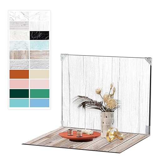 10Pcs 20Patterns Photo Backdrop Board Product Photography for Food Small Product Photography Table Top Photography Backdrop Kit 16x11.5in