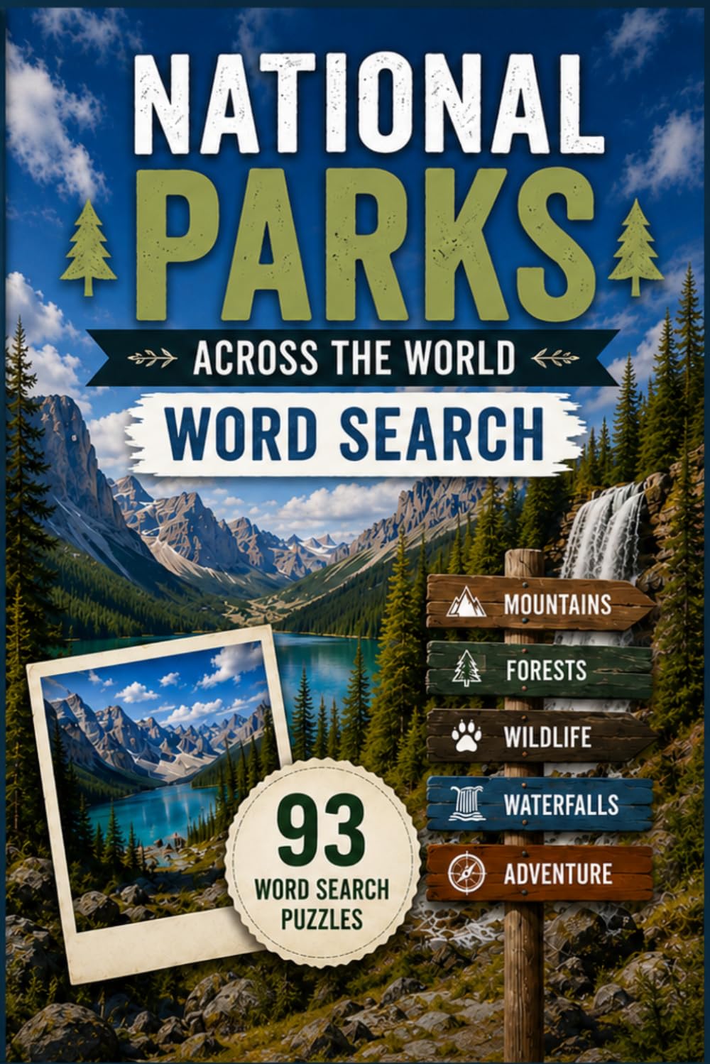 National Parks Across the World Word Search: 93 Word Search Puzzles.: 6x9 Inches, 186 Pages | 93 word search Puzzles | Solutions Included|