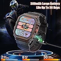 Vista 6 de Relojes inteligentes militares con GPS integrado, más de 100 modos deportivos para hombres, reloj inteligente para teléfonos Android y iPhone