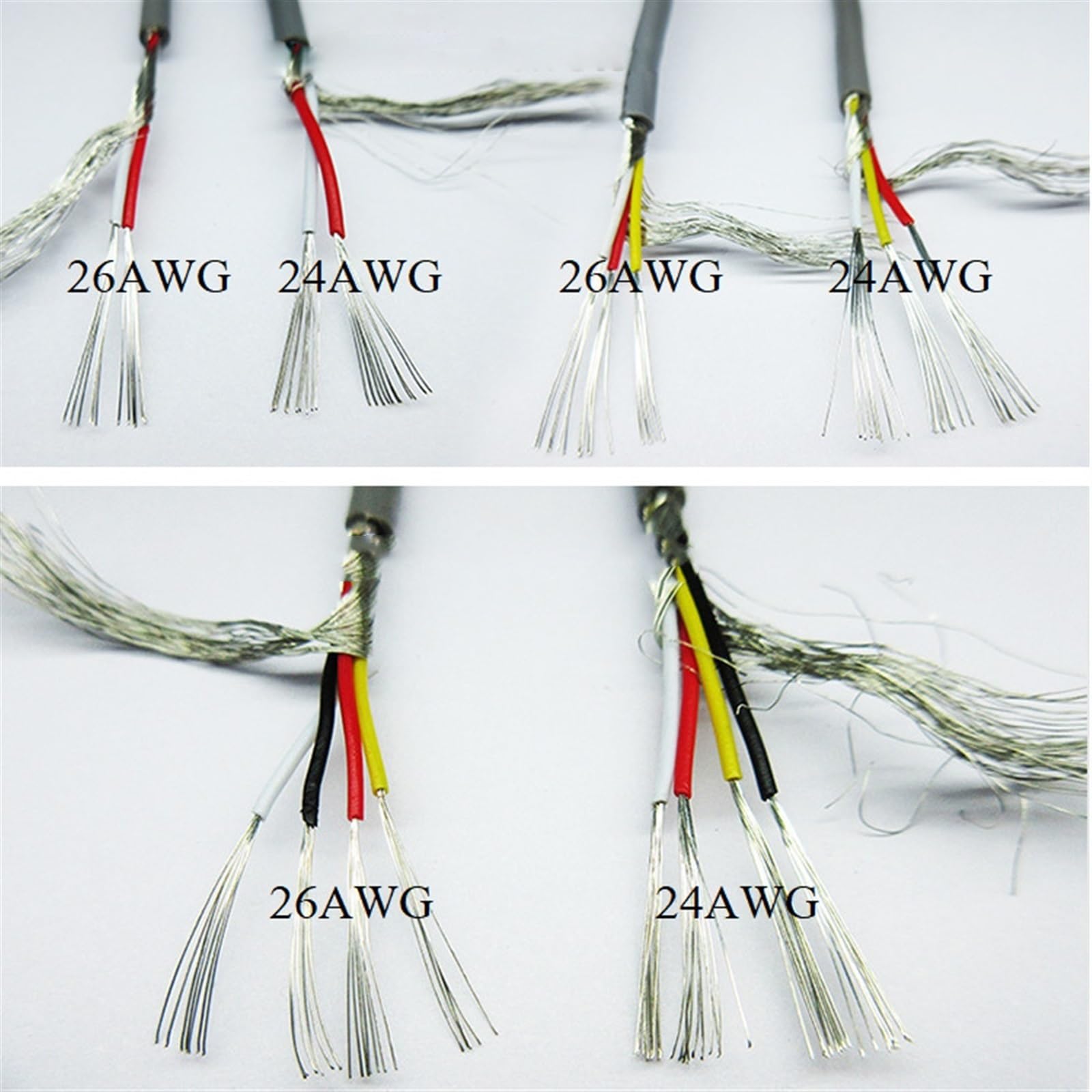 cable apantallado, Copper Channel Audio,Connector Loom(30 Awg,5Cores)