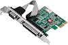 SIIG Single Serial PCIe Card Adapter, 16650 UART, Baud Rates up to 250Kbps, PCIe 2.0 x1 to 1x RS-232 Male 9-pin DB9, RS-232 5V or 12V Power, ASIX AX99100 Chipset, Dual-Profile Brackets (JJ-E20611-S1)