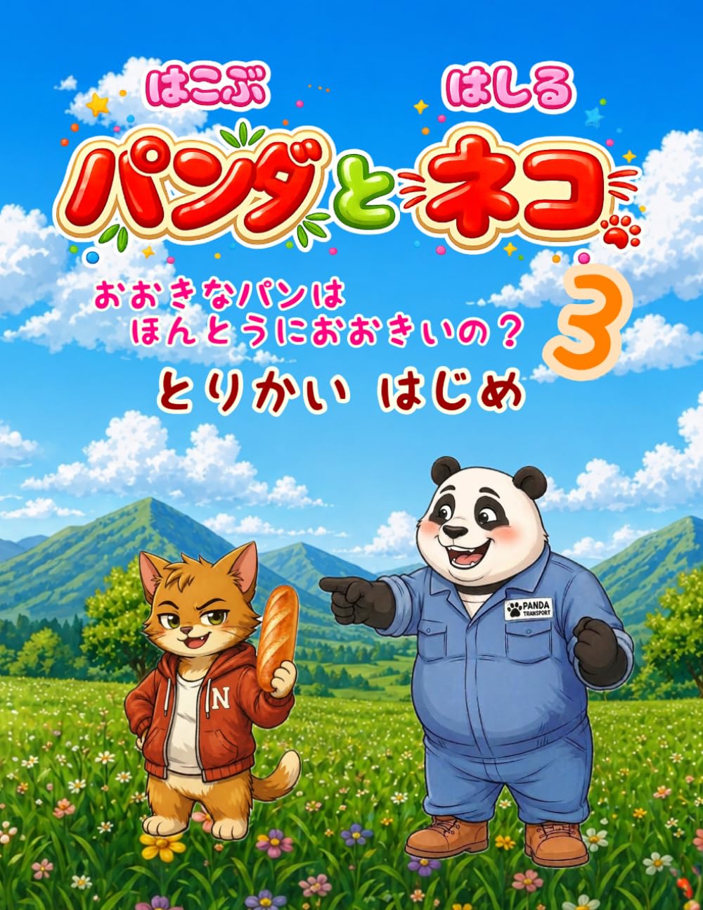 はこぶパンダとはしるネコ ３: おおきなパンはほんとうにおおきいの？
