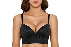 Women's Push Up Wireless Bras, Ultimate Comfort Wire-Free Support for Daily Use