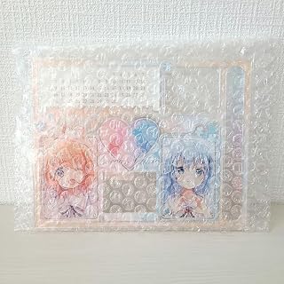 ご注文はうさぎですか？ アクリル万年カレンダー＜ ハートポーズ ココア＆ チノ＞ サイズ：約140×180mm(組立時約100×150×35mm) 素材：透明アクリル 仕様：卓上型