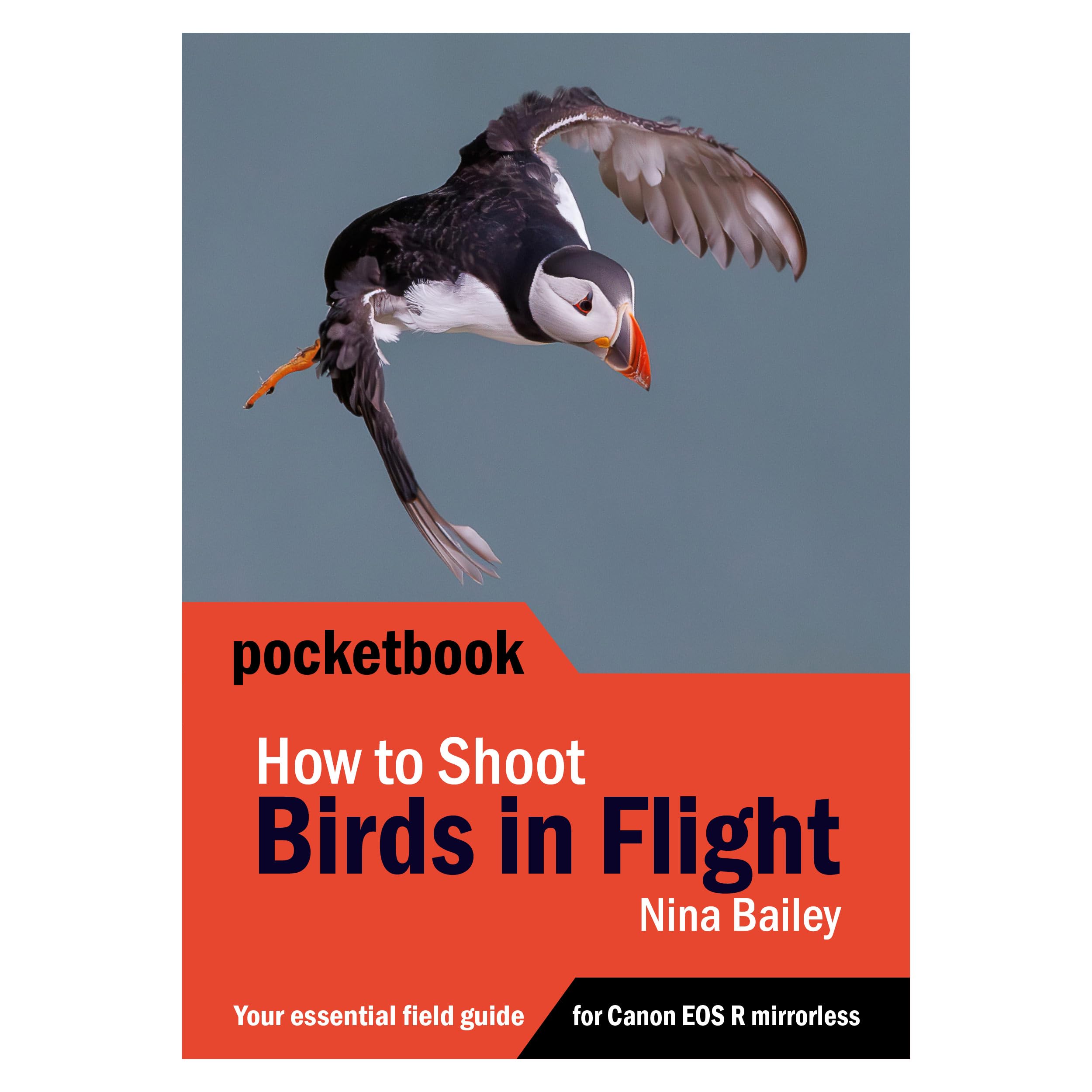 How to Shoot Birds in Flight Pocketbook: photography field guide for Canon EOS R-series mirrorless cameras