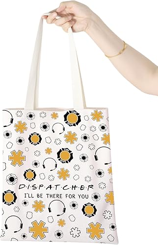 Miniatura 6 de WCGXKO Dispatcher Gift Emergency Services Dispatcher Gift I'll Be There For You Bolsa de maquillaje con cremallera, Bolso Despachador, Cremallera