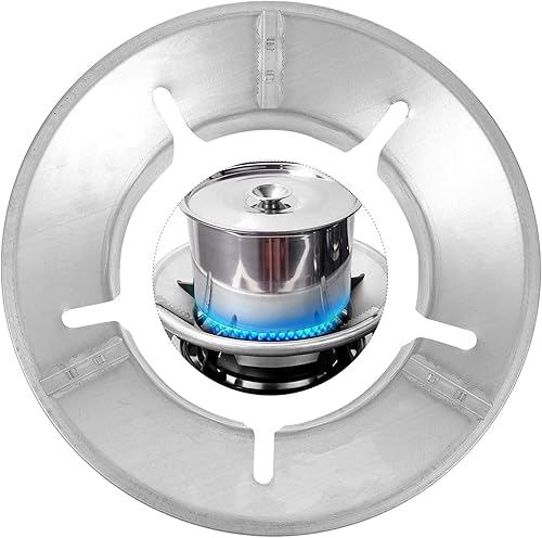 Miniatura 8 de Kichvoe Anillo de estufa de gas a prueba de viento con aberturas de ahorro de energía y soporte de wok antideslizante para cocinar