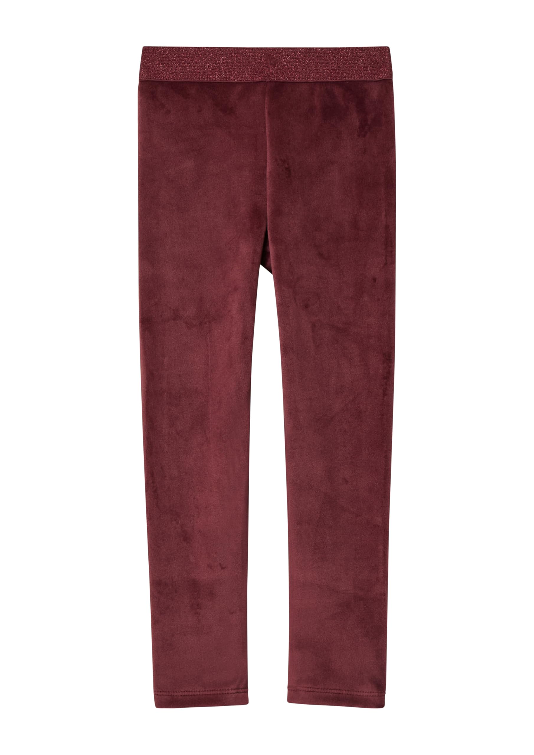 s.Oliver Wärmende Samt-Leggings mit Glitzerbund
