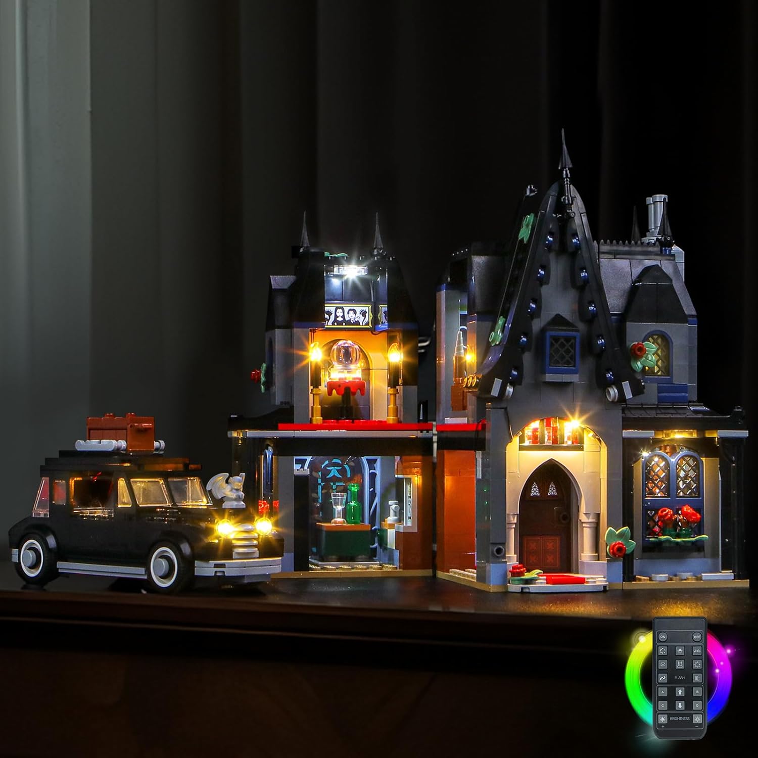 LED Lighting Compatible with Lego Wednesday Morticia’s Cottage 76786 - JUST Lights,RC Light Kit Compatible with Lego Wednesday 76786,NOT Included The Model Set