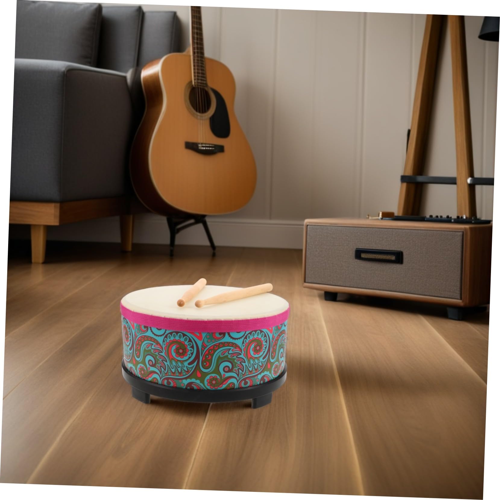 MAGICLULU Strumento da pavimento per design floreale Orff leggero e resistente gioco musicale per attività indoor e outdoor