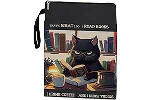 Book Covers for Paperbacks with Zipper for Adults and Teenagers - Canvas...