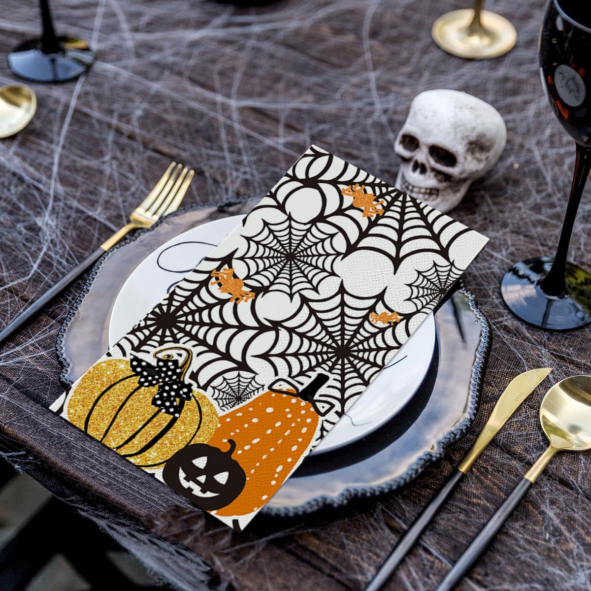 Table Halloween - Serviettes Papier Halloween - My Little Day