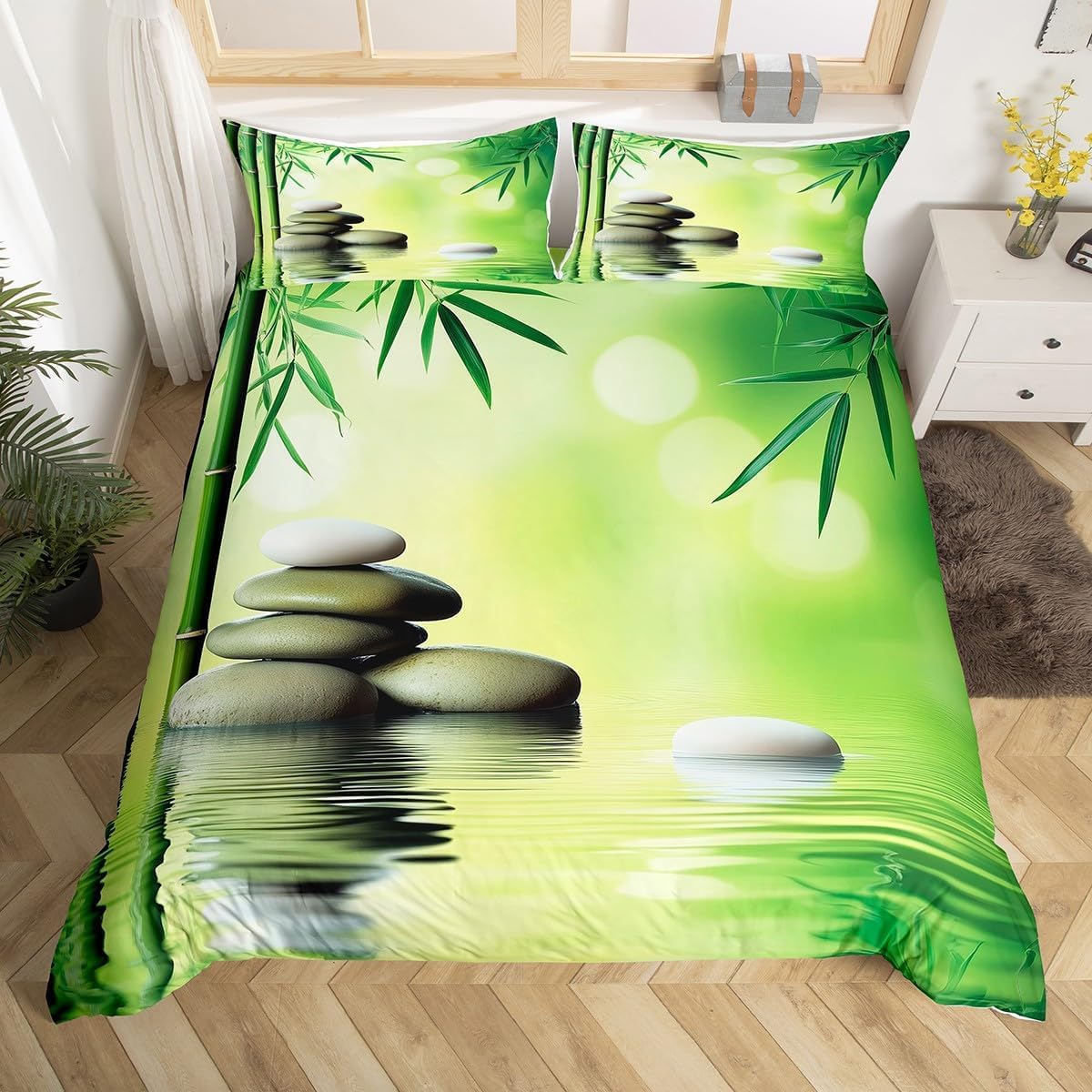 Parure de lit microfibre douce 90x190 cm avec fermeture éclair