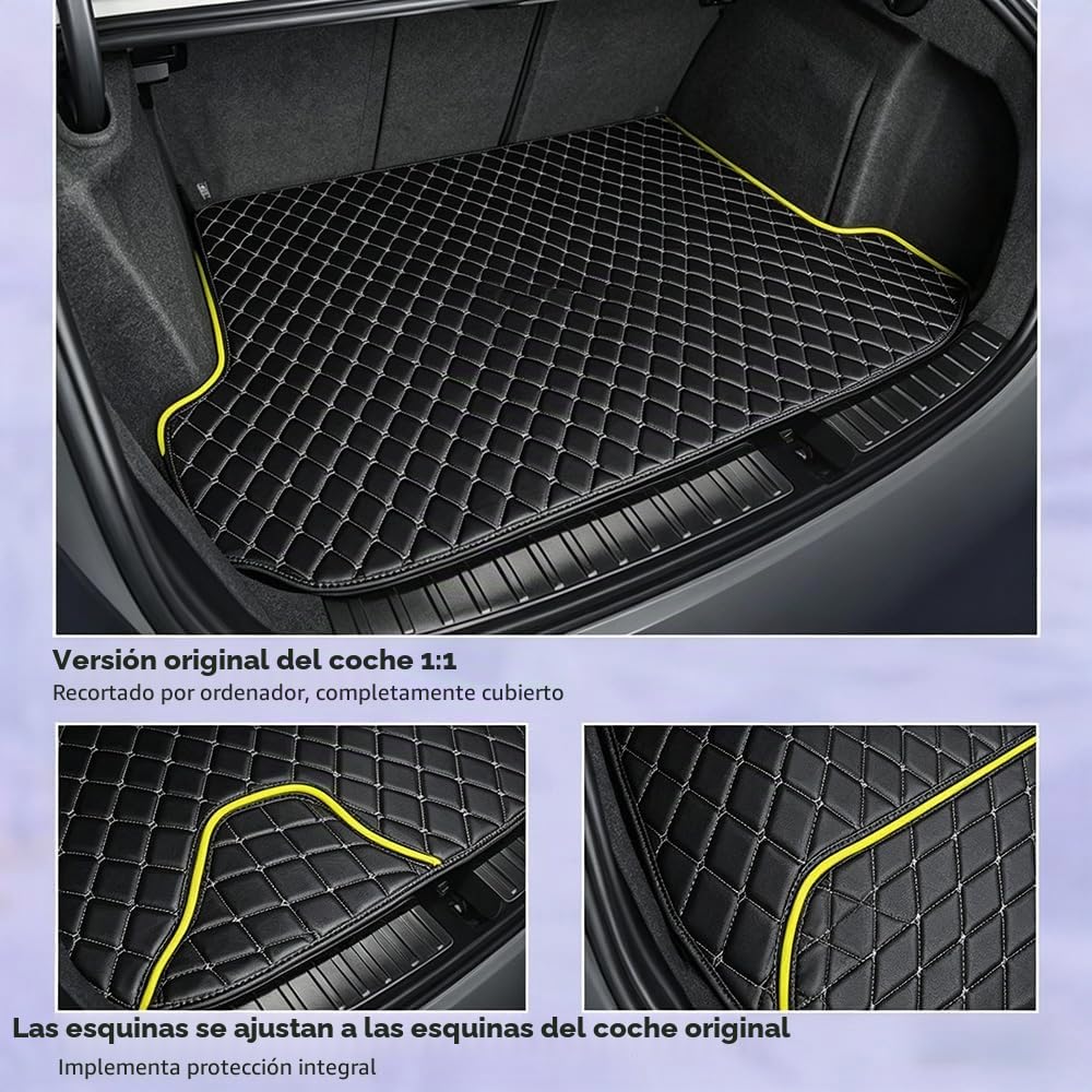 1Pc Protector Maletero para Omoda 7 2026 Alfombra de Maletero Impermeable Antideslizante Cubierta de Carga Ajuste Preciso Accesorio Coche,Black