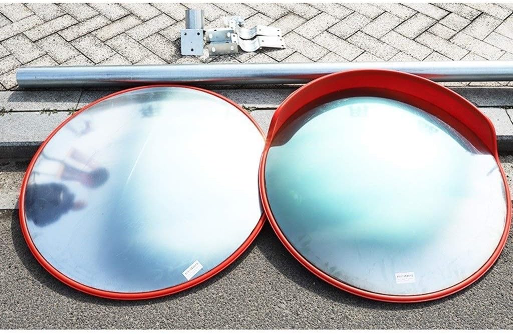 Junction Car Dummy Mirror Angle, Sun Mirror Supermarket Mirror Hospital Inverted Convex Safety Mirror Diameter: 80CM (Size: 80CM)