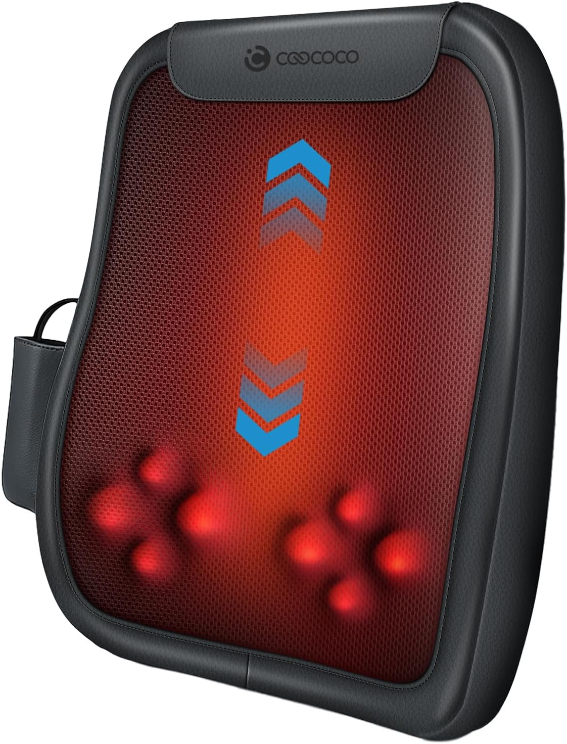 CooCoCo FSA Eligible Shiatsu Back Massager, HSA Approved Lower Back Massager with Heat, 4D Rolling Up and Down Chair Massager for Deep Tissue Pain Relief, Back Pain Relief Products for Men Husband Dad Gray