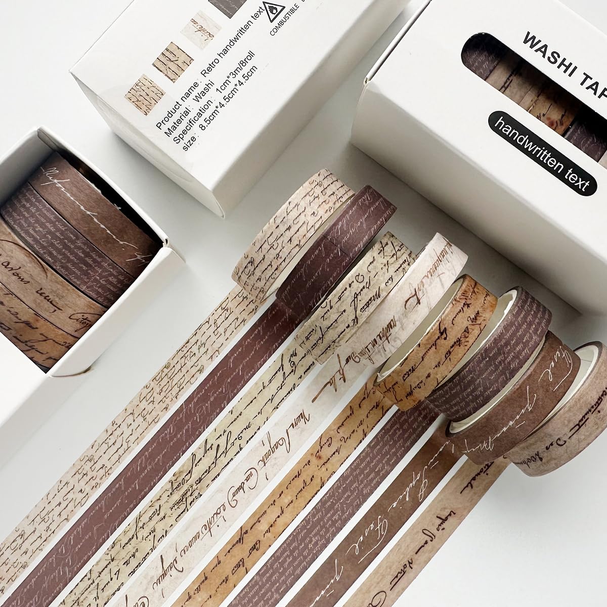 Set Di 36 Washi Tape Galassia: Nastri Adesivi Decorativi Con Stelle E Luna – Perfetti Per Diario, Bullet Journal, Album E Regali Fai Da Te - 5