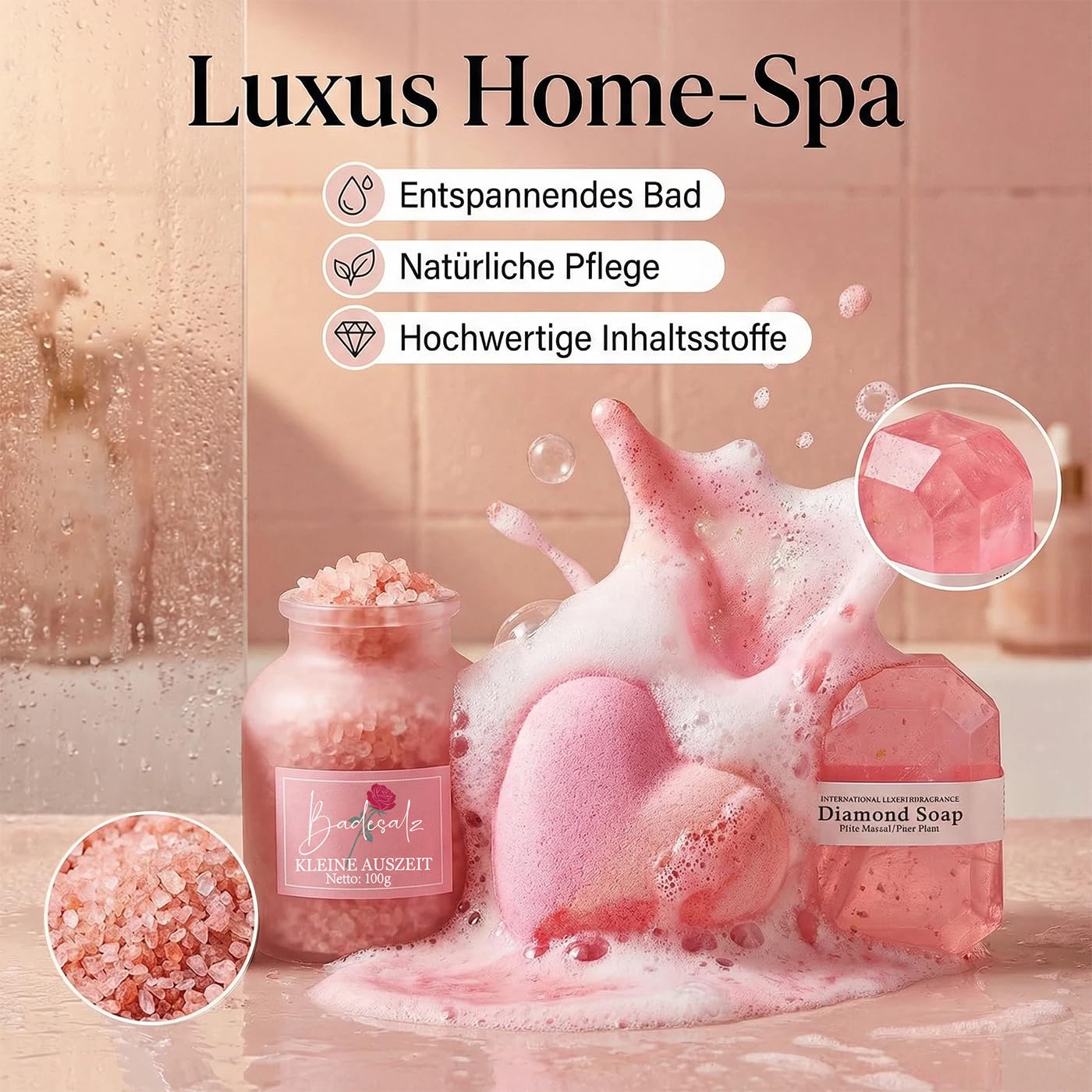 Geschenk für Frauen, Schön dass es Dich gibt Geschenkset, Danke Geschenkbox für Freundin, Schwester, Ehefrau, Mama, Kollege, Mutter Inspirierende Geschenke Geschenkidee für Geburtstag