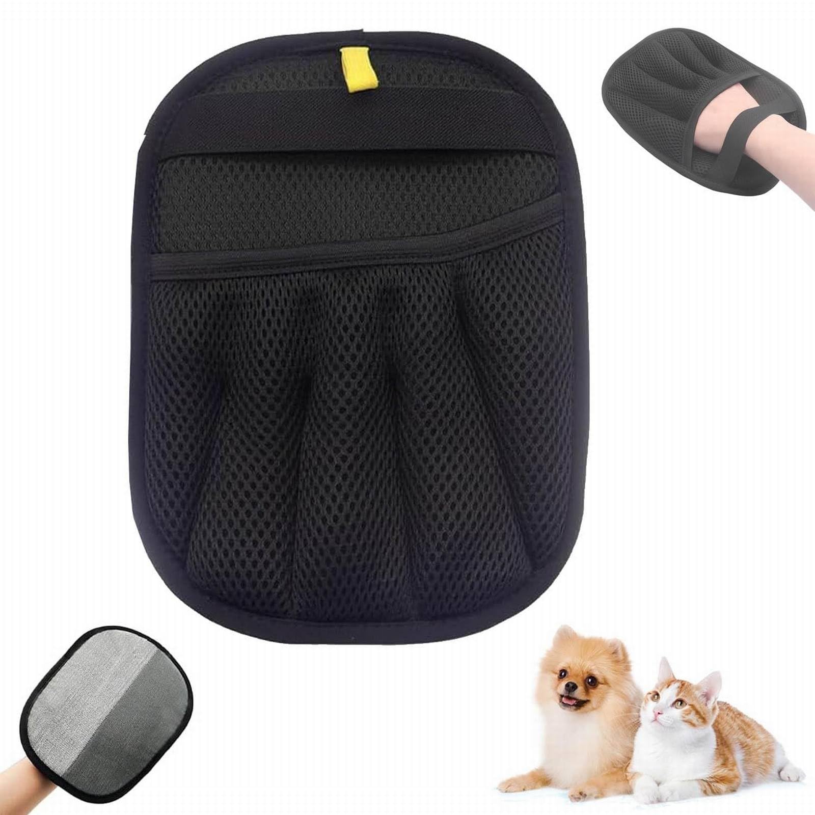 Pet Hair Removal Glove Pet Hair Remover Dual-Sided Grooming Gloves Reusable Pet Hair Remover for Furniture Sofa Bed Carpet Clothes (A-1pc)