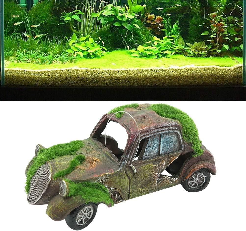 1PC Moss Decorative Safe Imitation Old Car Ornament Fish Tank Decoration Aquarium Ornament Decoration