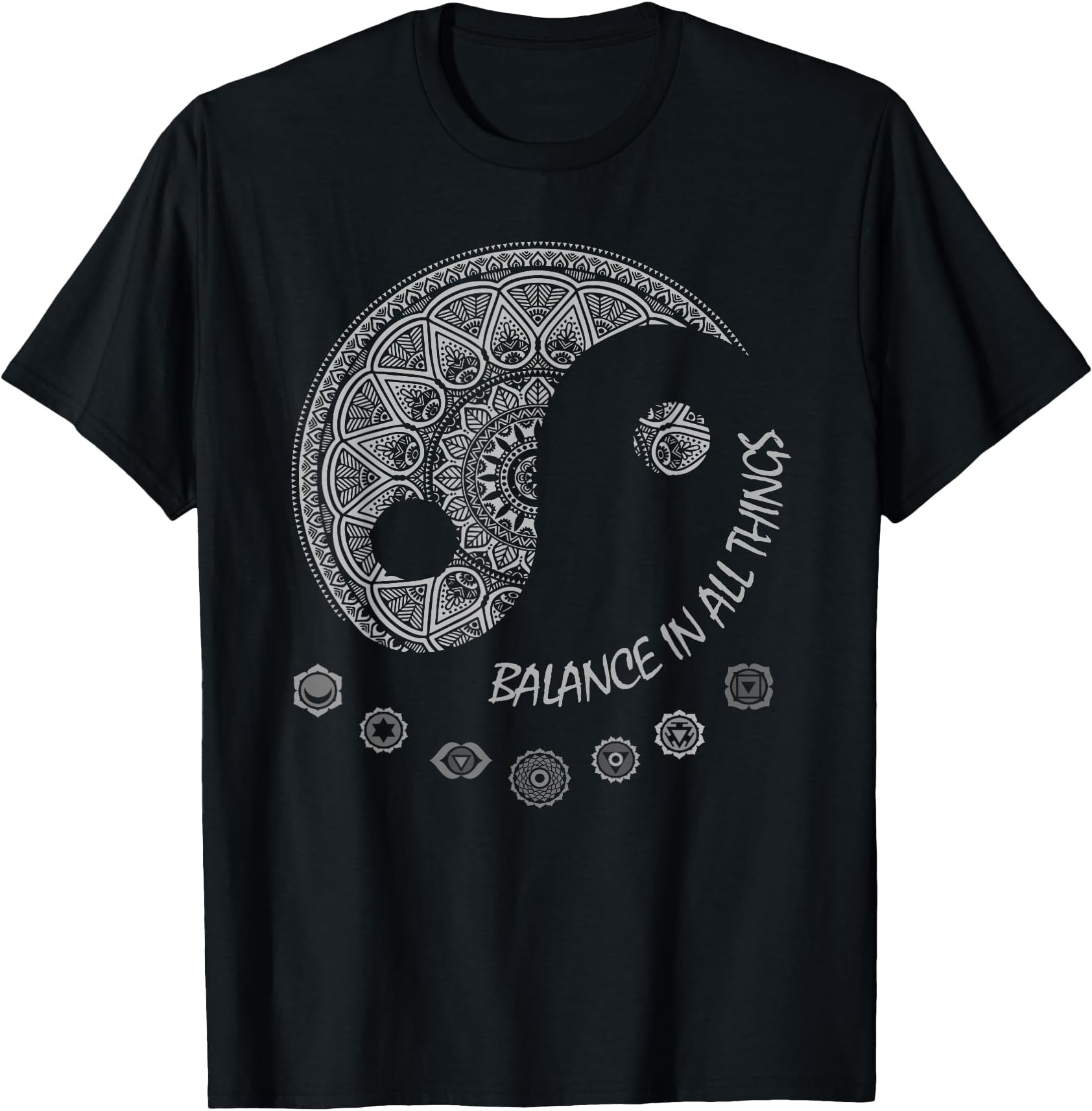Ying Yang kind of soul forceYing Yang Chakra Spirit Spiritual Balance Mind T-ShirtOEKO-TEX STANDARD 100
