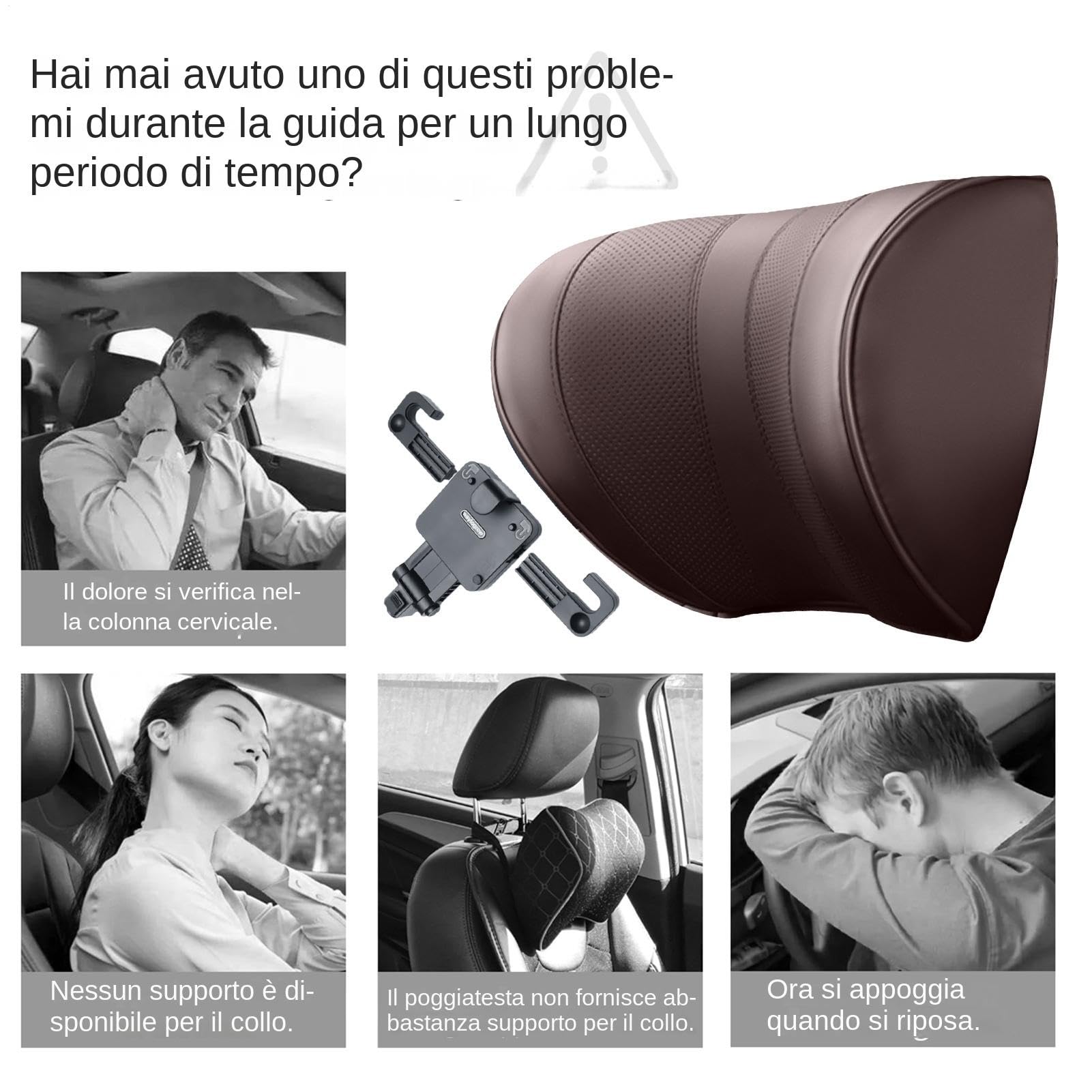 Almohadas desnudas para el coche - almohada para viajes en coche