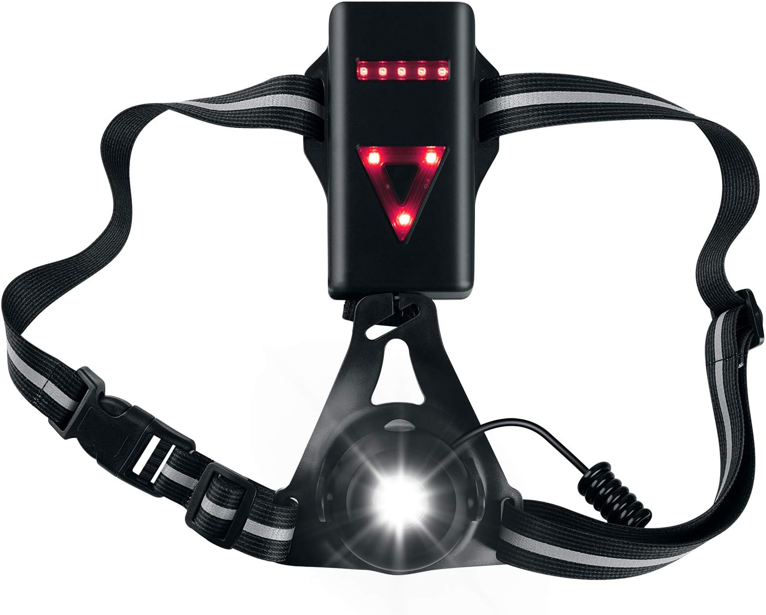 Gosure Running Light Lamp, Chest Run Light for Runners Adjustable Beam