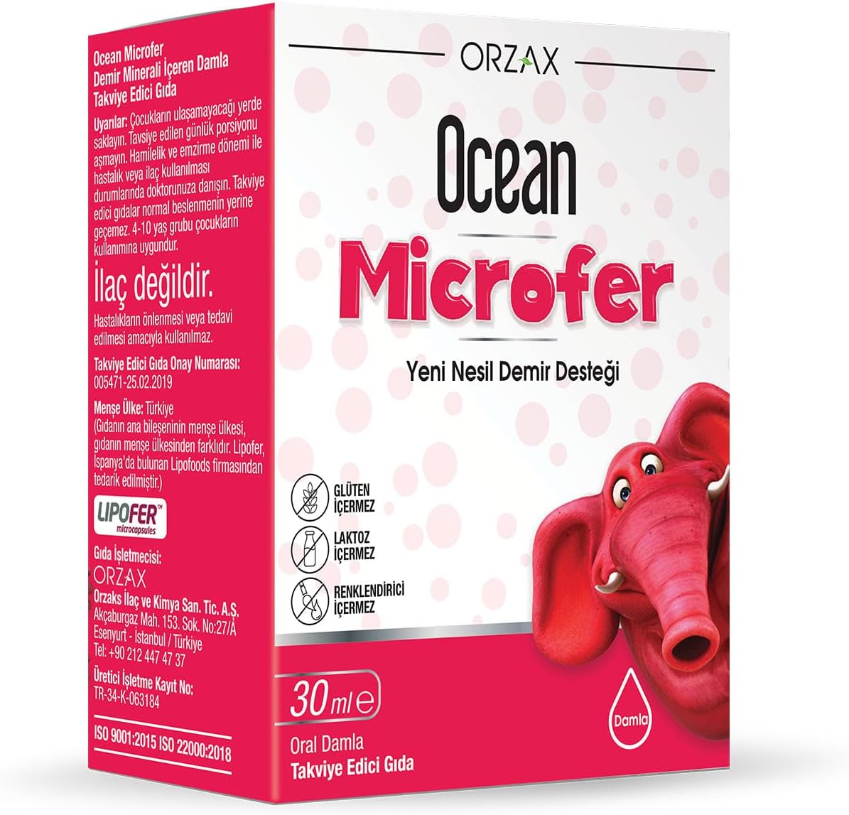 Orzax Ocean-Microfer Damla 30 ml