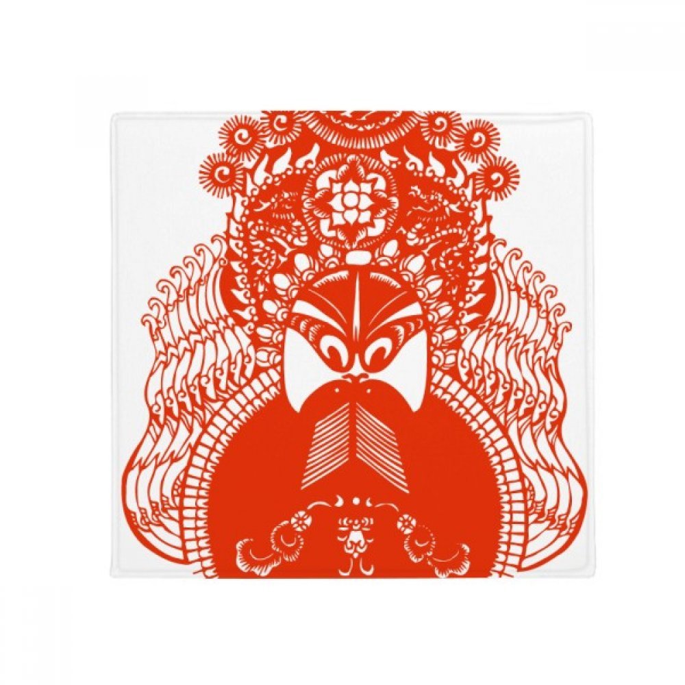 Tapis de sol Opéra de Pékin rouge pour décorer l'entrée et la cuisine