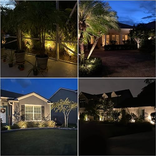 Miniatura 8 de Malibu - Juego de 8 luces halógenas de bajo voltaje para exteriores, 50 W, 380 lúmenes, focos halógenos de 12 voltios, 3000 K, blanco cálido con